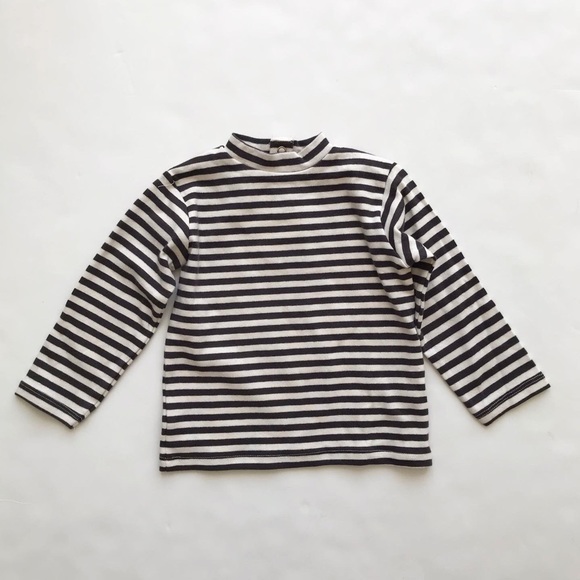 Zara Other - Zara NWT stripped mock neck top 12-18 months